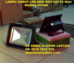 Lampu Sorot LED 50 watt Hitam